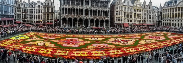 Brussels | Grand Place | Carpet of Flowers | Belgium | Travel with kids