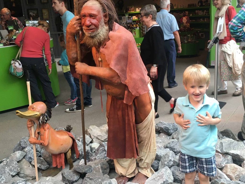 Neanderthal Museum in Mettman, Germany. Big adventure sometimes comes in small packages. Including Special Duckomenta exhibit.