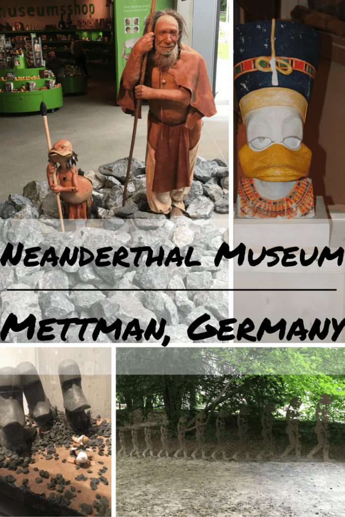 Neanderthal Museum in Mettman, Germany. Big adventure sometimes comes in small packages. Including Special Duckomenta exhibit.