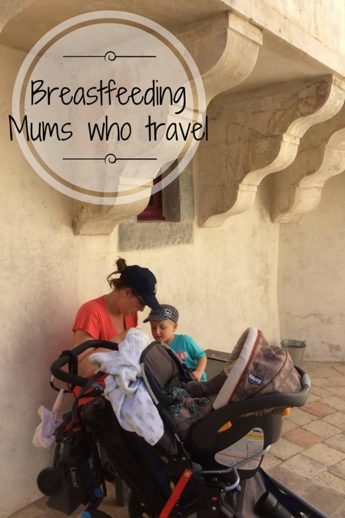 Breastfeeding while traveling doesn't have to be scary, stressful or a royal pain. Learn how we adapt and move on, in public or in private