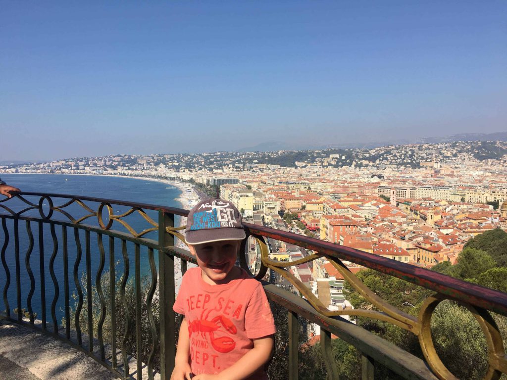 Beautiful old town, unforgettable panoramic view from the castle and great stories to tell from Nice, France. Cote d'azur