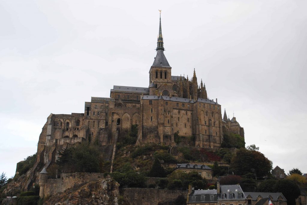 Hiking up the famous Mont St Michel takes a lot of forethought, and fortitude. We managed to do it all on the most unlikely of days and witnessed a surprise