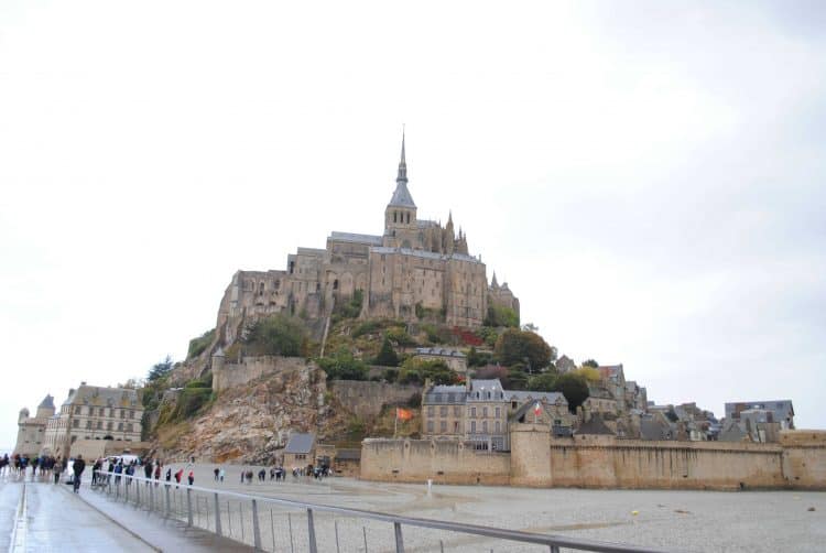 Hiking up the famous Mont St Michel takes a lot of forethought, and fortitude. We managed to do it all on the most unlikely of days and witnessed a surprise