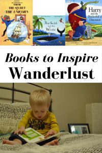 Inspire Wanderlust.Books have a nasty habit of stirring up the imagination. Give them to impressionable little one's and the sky's the limit.