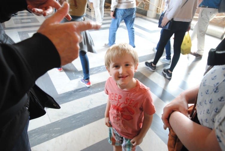 A wonderful guided tour of the vatican museums with the kids was more than we expected