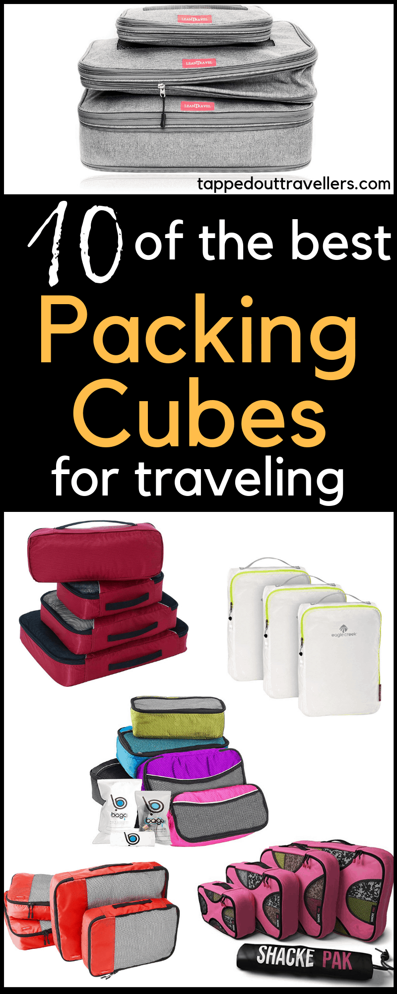 big w packing cubes