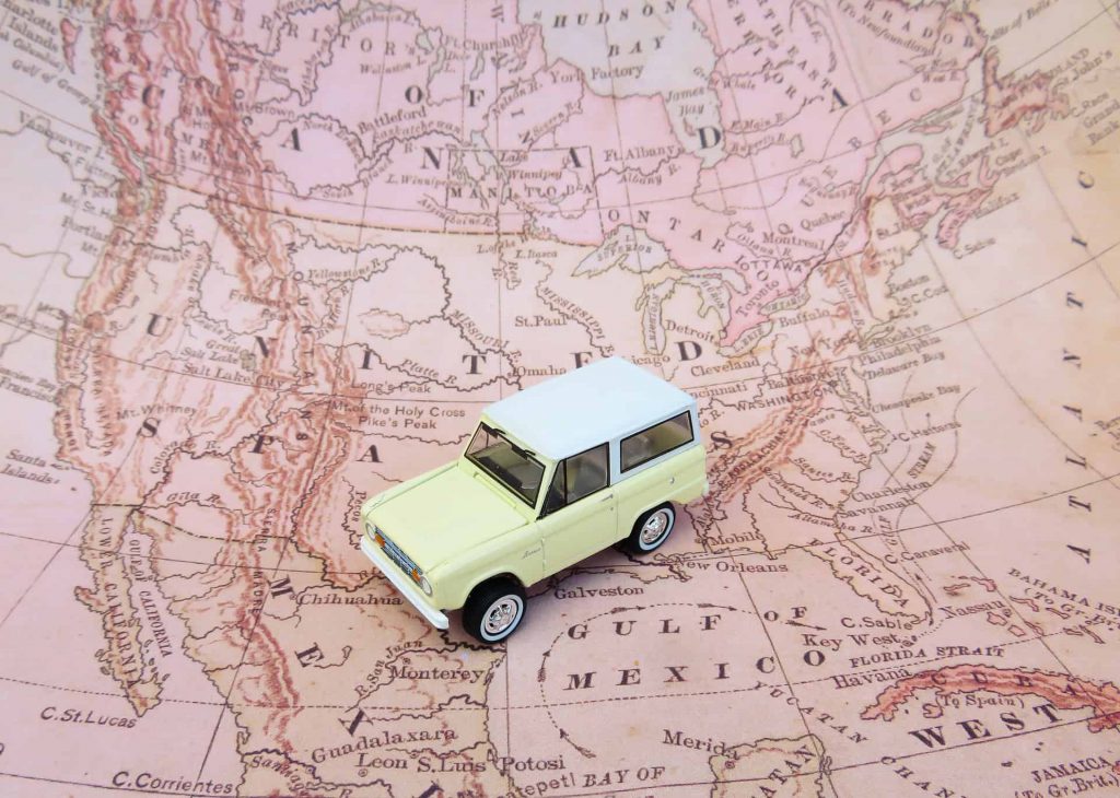 Road Trip Travel Map