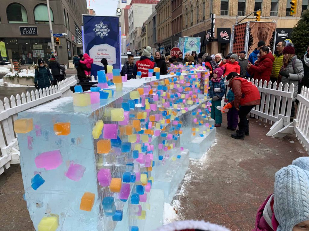 Winterlude in Ottawa is the ultimate Canadian winterfest. Guide to how to explore and enjoy Winterlude, including best foods to eat and festival activities. #Canada #winter #snowplay