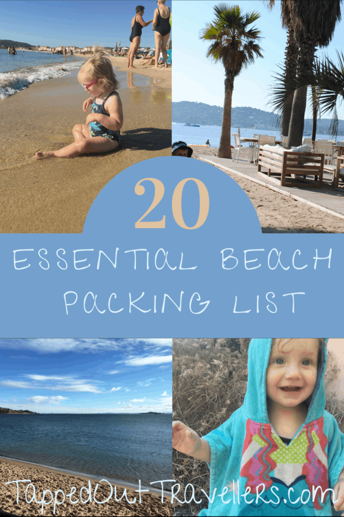 Essentials for the Beach With Kids • Tapped Out Travellers